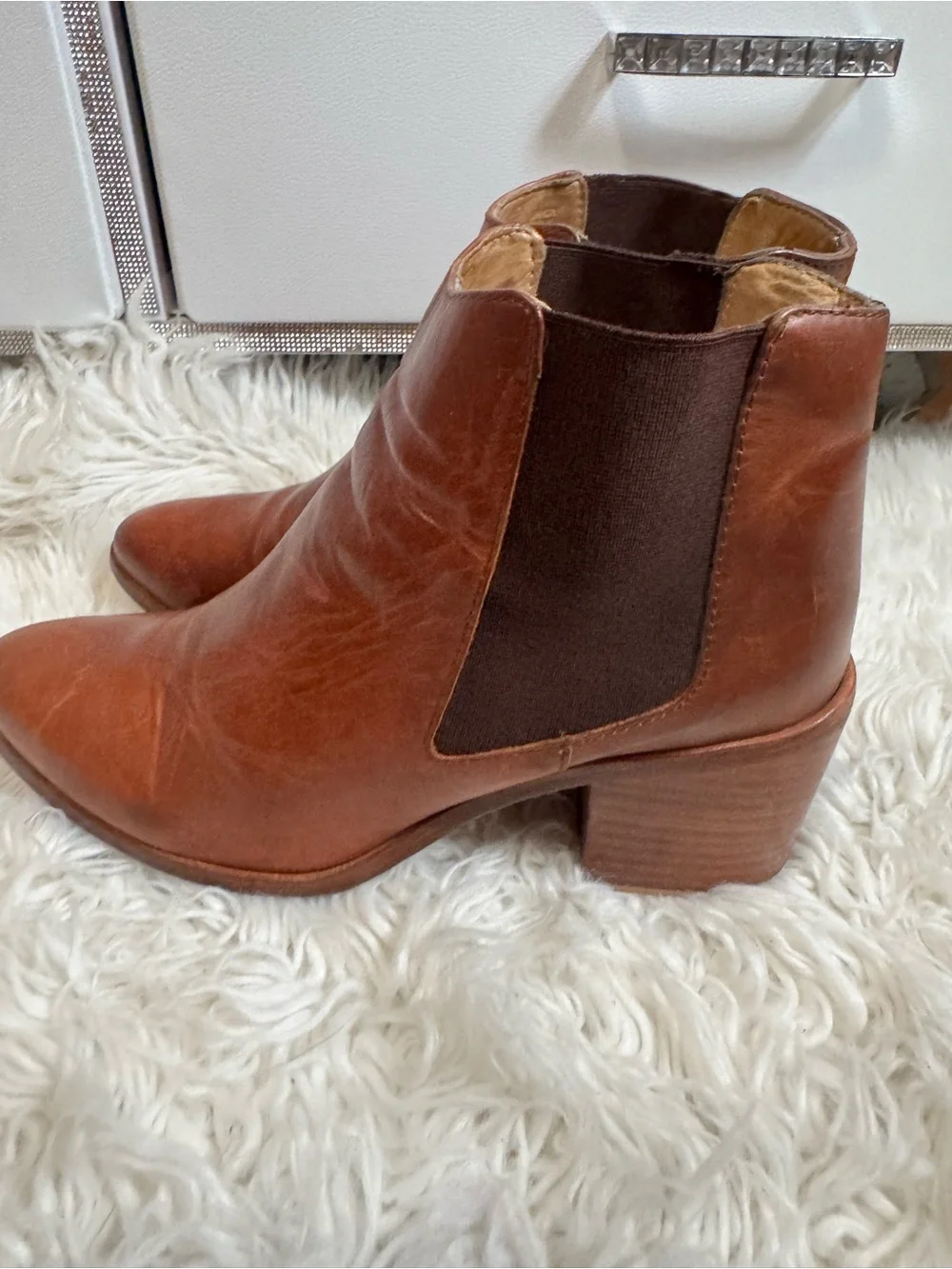 Nisolo Women's Brown Leather Chelsea Ankle Boots 9.5